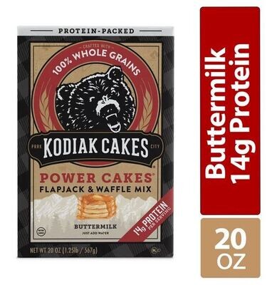 Pancake Mix, Kodiak Cakes® Power Cakes Buttermilk Pancake & Waffle Mix (20 oz Box)