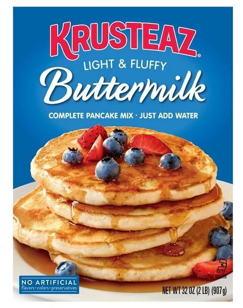Pancake Mix, Krusteaz® Light &amp; Fluffy Buttermilk Complete Pancake Mix (32 oz Box)