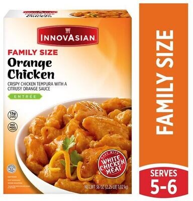 Frozen Asian Food, InnovAsian™ Orange Chicken (Family Size-36 oz Box)