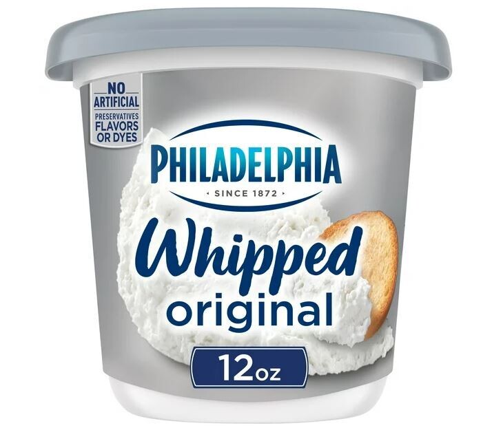 Whipped Cream Cheese, Kraft® Philadelphia® Whipped Cream Cheese (8 oz Tub)