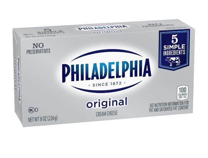 Cream Cheese, Kraft® Philadelphia® Original Cream Cheese (8 oz Box)