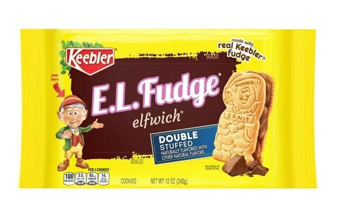 Cookies, Kellogg's® Keebler® E.L. Fudge Elfwich Double Stuffed Cookies (12 oz Bag)