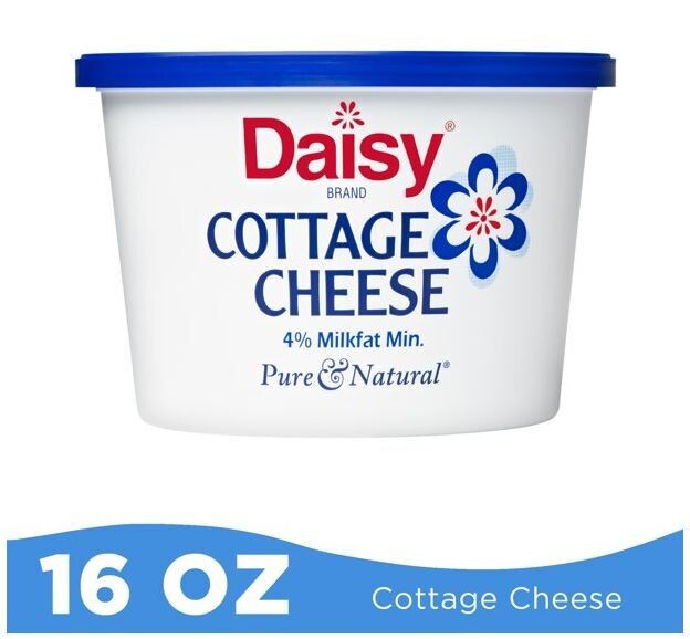 Cottage Cheese, Daisy® Gluten-Free & Kosher 4% Cottage Cheese (16 oz Cup)