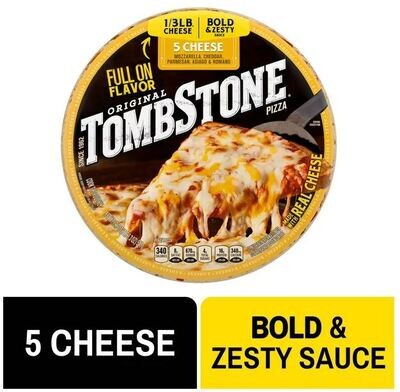 Frozen Pizza, Tombstone® Five Cheese Pizza (19.3 oz Pie)