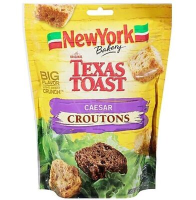 Salad Croutons, New York Bakery® Caesar Croutons (5 oz Bag)