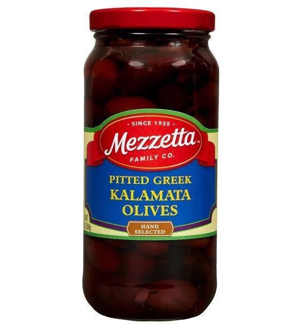 Preserves, Mezzetta® Pitted Greek Kalamata Olives (9.5 Oz Jar)