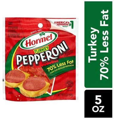 Fresh Bacon, Hormel® Gluten Free Turkey Pepperoni (6 oz Bag)
