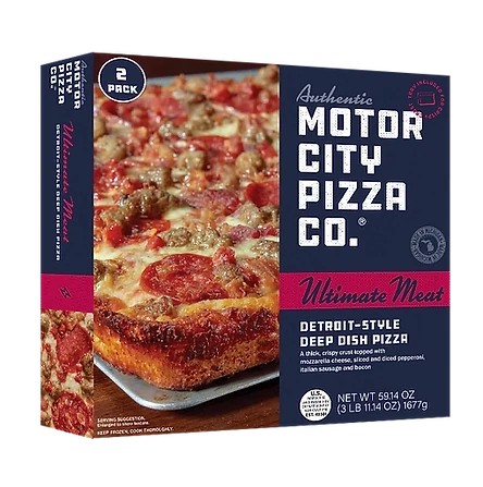 Frozen Pizza, Motor City Pizza Co® Ultimate Meat Pizza (Two 29.57 oz Pizzas)
