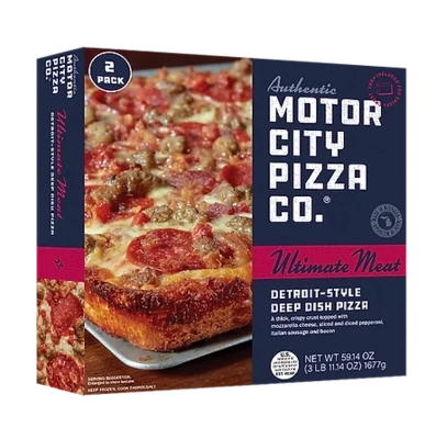 Frozen Pizza, Motor City Pizza Co® Ultimate Meat Pizza (Two 29.57 oz Pizzas)
