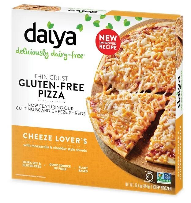 Frozen Pizza, Daiya® Gluten &amp; Dairy Free Cheeze Lover&#39;s Pizza (Single 15.7 oz Pizza)
