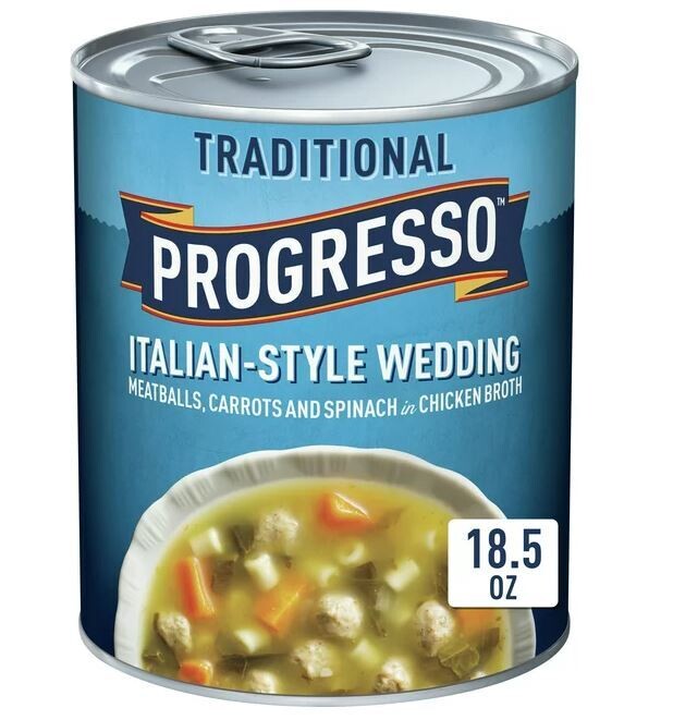 Canned Soup, Progresso Traditional® Italian-Style Wedding Soup (18.5 oz Can)