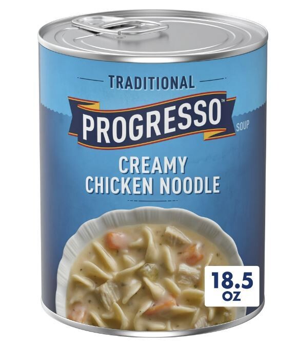 Canned Soup, Progresso Traditional® Creamy Chicken Noodle Soup (18.5 oz Can)
