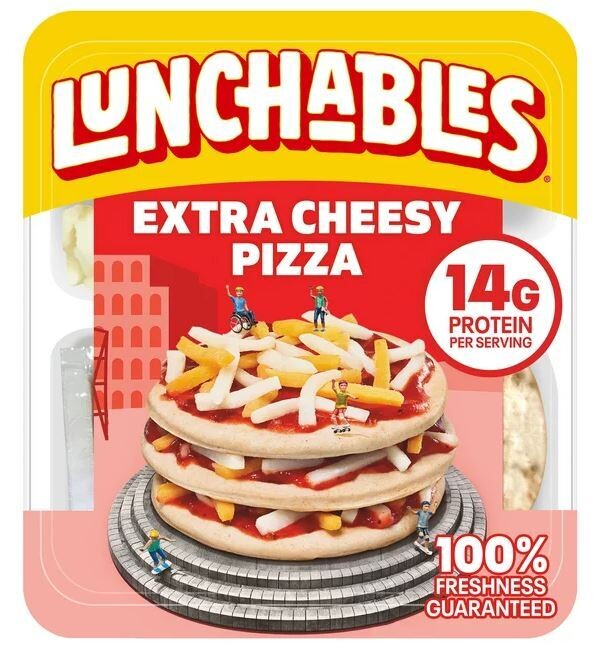 Pocket Snacks, Lunchables® Extra Cheesy Pizza (4.2 oz Tray)