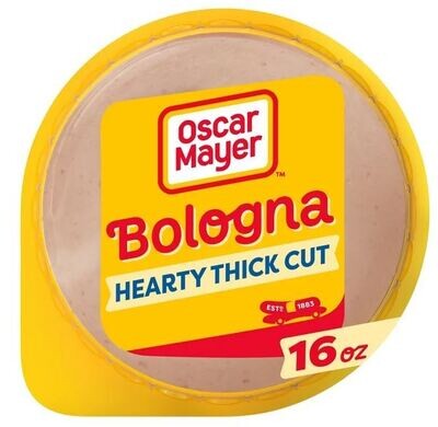 Deli Lunch Meat, Oscar Mayer® Hearty Thick Bologna Lunch Meat (16 oz Tray)