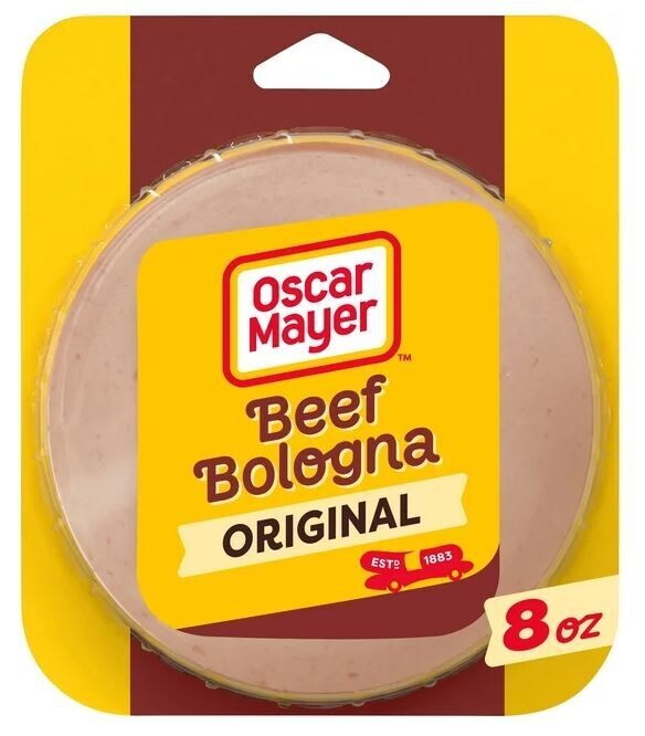 Deli Lunch Meat, Oscar Mayer® Beef Bologna (8 oz Tray)