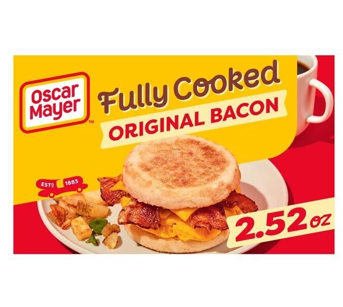 Bacon, Oscar Mayer® Fully Cooked Original Bacon (2.52 oz Box)