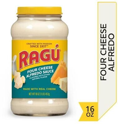 Pasta Sauce, Ragu® Four Cheese Alfredo Sauce (16 oz Jar)