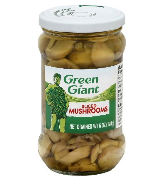 Canned Mushrooms, Green Giant® Sliced Mushrooms (6 oz Jar)
