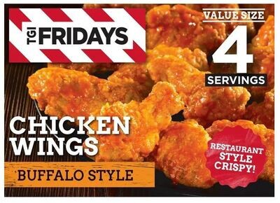 Frozen Appetizers, TGI Fridays® Buffalo Style Chicken Wings (25.5 oz Box)