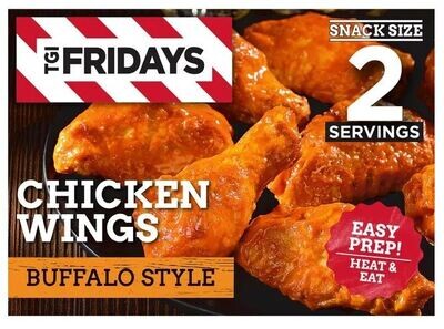 Frozen Appetizers, TGI Fridays® Buffalo Style Chicken Wings (9 oz Box)