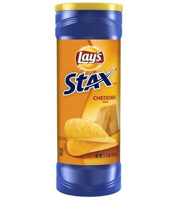 Potato Chips, Lay&#39;s® Stax Cheddar Potato Chips (5½ oz Canister)
