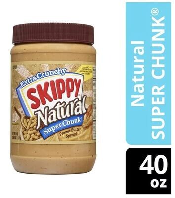 Nut Spread, Skippy® Creamy Peanut Butter (40 oz Jar)