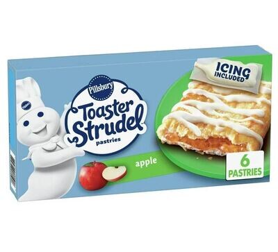 Breakfast Pastry, Pillsbury® Apple Toaster Strudel (6 Count-11.7 oz Box)