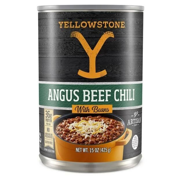 Canned Chili, Yellowstone® Angus Beef Chili with Beans (15 Oz Can)