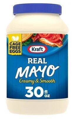 Sandwich Spread, Kraft™ Creamy &amp; Smooth Real Mayonnaise (30 oz Jar)