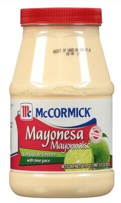 Mexican Mayonnaise, McCormick® Mayonesa with Lime Juice (28 oz Jar)