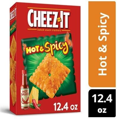 Crackers, Cheez-It® Hot & Spicy Crackers (12.4 oz Box)