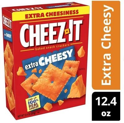 Crackers, Cheez-It® Extra Cheesy Crackers (12.4 oz Box)