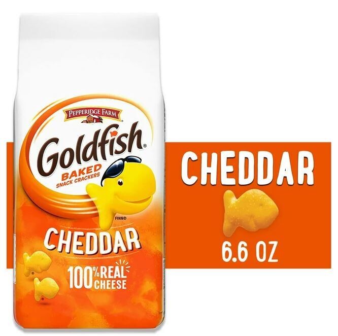 Goldfish Crackers, Pepperidge Farm® Goldfish® Cheddar Crackers (6.6 oz Bag)