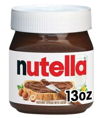 Nut Spread, Nutella® Hazelnut Spread with Cocoa (13 oz Jar)