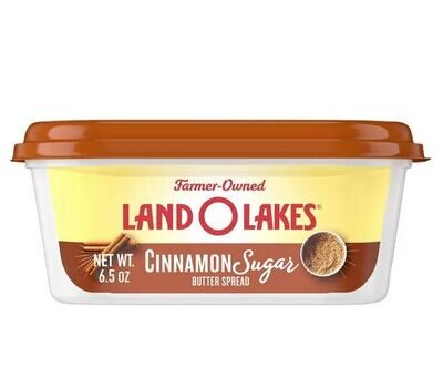 Butter Spread, Land O Lakes® Cinnamon Sugar Butter Spread (6½ oz Tub)