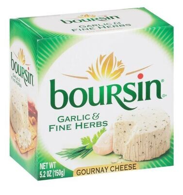 Cheese Spread, Boursin® Garlic &amp; Herbs Gournay Cheese (5.2 oz Tub)