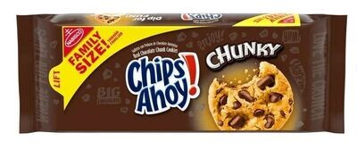 Cookies, Chips Ahoy® Chunky Chocolate Chip Cookies (Family Size-18 oz Bag)