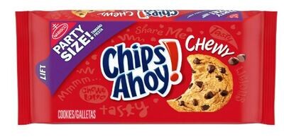 Cookies, Chips Ahoy® Chewy Chocolate Chip Cookies (Party Size-26 oz Bag)