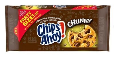 Cookies, Chips Ahoy® Chunky Chocolate Chip Cookies (Party Size-24¾ oz Bag)