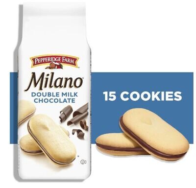 Cookies, Pepperidge Farm® Milano™ Double Milk Chocolate Cookies (7½ oz Bag)