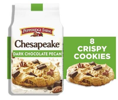 Cookies, Pepperidge Farm® Chesapeake™ Dark Chocolate Pecan Cookies (7.2 oz Bag)