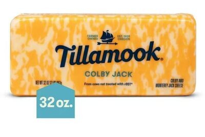 Block Cheese, Tillamook® Colby Jack Cheese (32 oz Block)