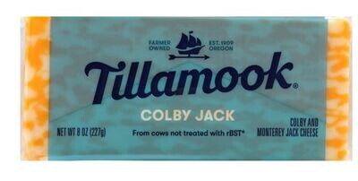 Block Cheese, Tillamook® Colby Jack Cheese (8 oz Block)