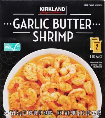 Appetizers, Kirkland Signature® Garlic Butter Shrimp (32 oz Box)