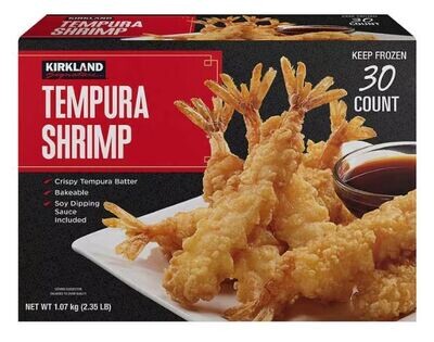 Appetizers, Kirkland Signature® Tempura Shrimp (30 Shrimp Box)