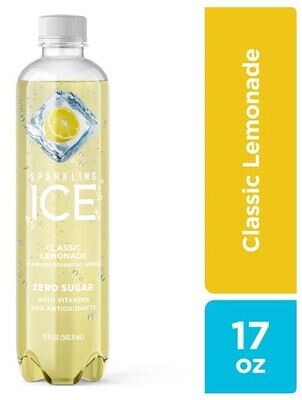 Sparkling Water, Sparkling Ice® Classic Lemonade Sparkling Water (Single 17 fluid oz Bottle)