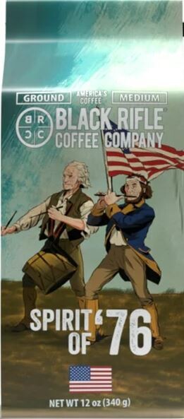 Ground Coffee, Black Rifle Coffee® Spirit of &#39;76™ Medium Roast Ground Coffee (12 oz Bag)