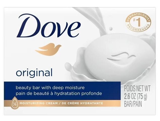 Personal Care, Dove® White Deep Moisture Beauty Soap (2.6 oz Bar)