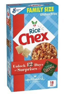 Cereal Chex, General Mills® Rice Chex ™ Cereal (Family Size-18 oz Box)