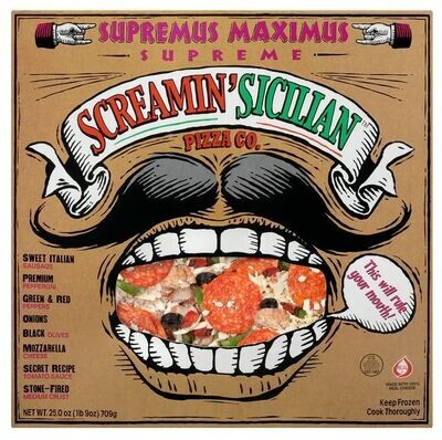 Frozen Pizza, Screamin' Sicilian® Supremus Maximus® Pizza (25 oz Box)